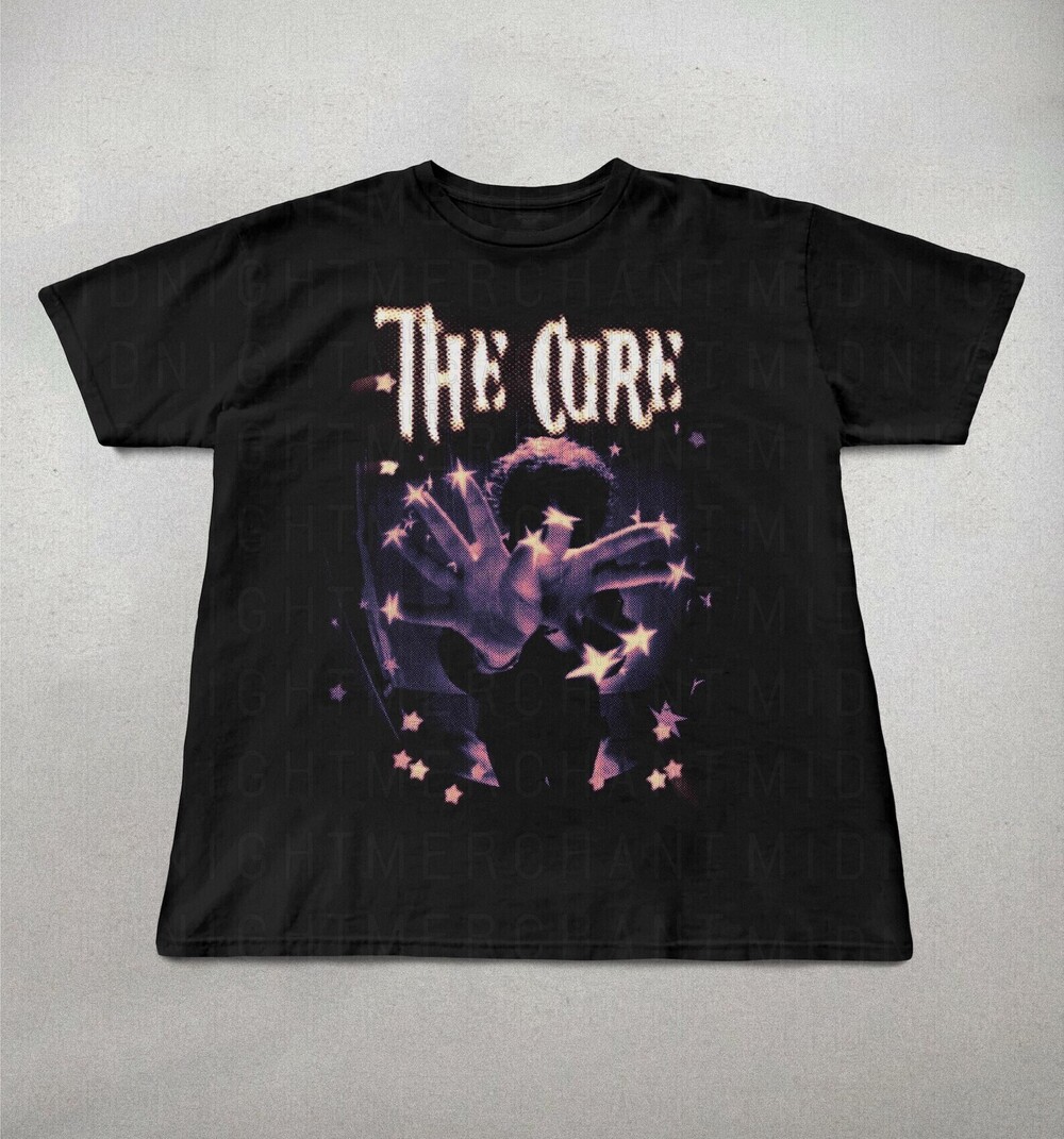 The Cure Shirt 90s Band Graphic Tee Retro Band Tees